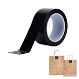 Oiieco Gewebeband 40mm x 10m, Panzertape extra stark Für Renovierung, Teppichklebeband Stark Für Schutzfolie & Bodenfolie, Wasserfestes Reparaturband Innen & Außen (Schwarz)