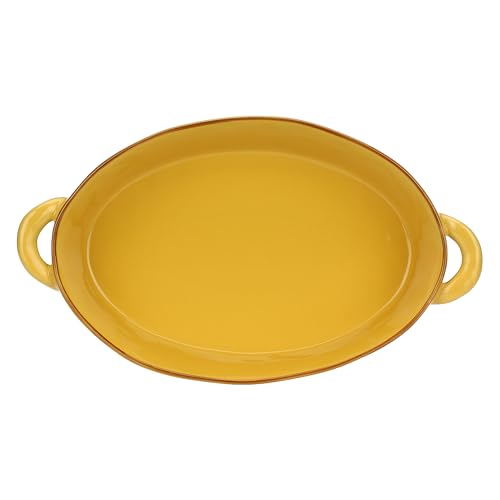 Plaque de cuisson grès Rose & Tulipani Milano ocre 37 cm - 3