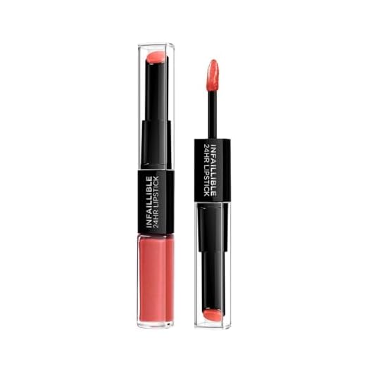 L'Oreal Paris Make-up Designer Labios (Maquillaje), Fresh, Coral 404 Corail Constant, 1 Unidad (Paquete de 1)