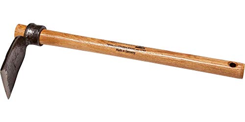 Preisvergleich Produktbild Unbekannt Handhäulein geschmiedet - mit rundem Auge - Eschenstiel ca. 40 cm - Gewicht 540 g - Krumpholz Gartengerät