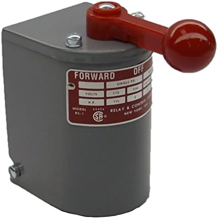 RS-1A Relay & Controls | 1.5 hp - 2 hp Electric Motor Reversing Drum Switch - Single Phase Only - Position = Maintained