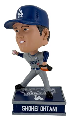 FOCO Shohei Ohtani Dodgers 2025 Back to Back World Series Champions Mini Bighead 4.5" Bobblehead Bobble Head Doll