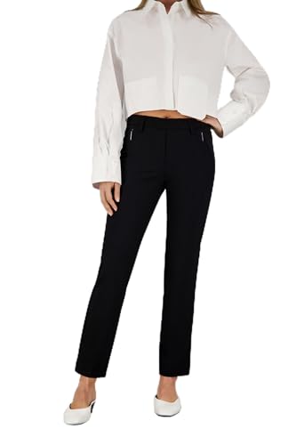Pantalon Noir Coupe Zene57 Atelier GARDEUR Taille 38 pour Femme