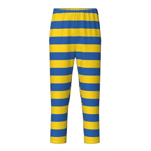 Pantalon de pyjama Ukraine doux vêtement de nuit quatre saisons stretch
