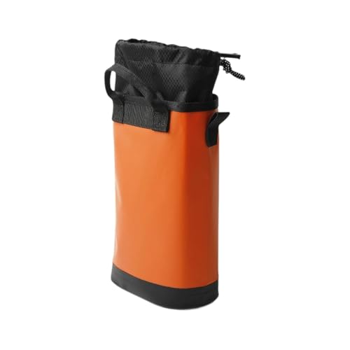 Vaveren Rock Climbing Rope Bag Drawstring Pouch 5L Large Capacity Camping Practical Construction Gardening Rope Organizer, Orange - Thumbnail 6