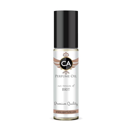 CA Perfume Impression of Brit for Women Fragrance Oil Leather Scent Long Lasting Perfumes for Women Travel Size TSA Ready Mini Parfum Body Oil Roll-on 0.33 Fl Oz 10ml