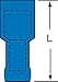 3/16 Female Disc w/ ins. support 16-14 awg 100pk