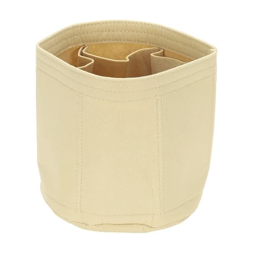 Organiseur de sac à main rond beige anti-désordre pour sacoche bombée