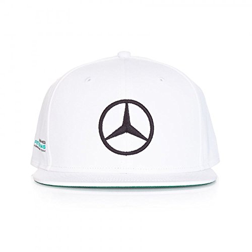 Mercedes AMG Petronas Lewis Hamilton Mexico Special Edition Flat Brim Cap White