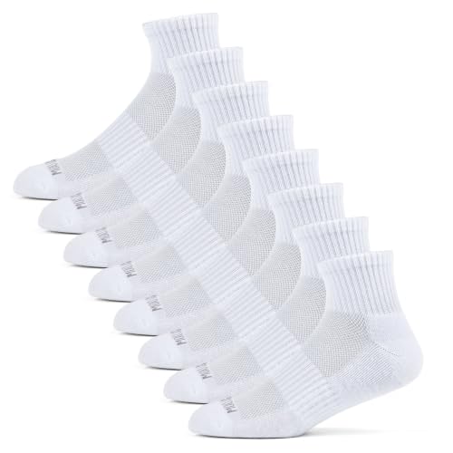 Fruit of the Loom Men's Coolzone Socks, Ankle - 8 Pack - White - image 1