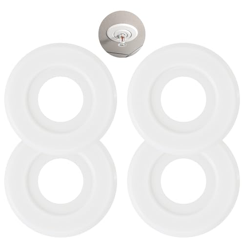 Extension Trim Ring for Recessed Fire Sprinkler Escutcheons - White