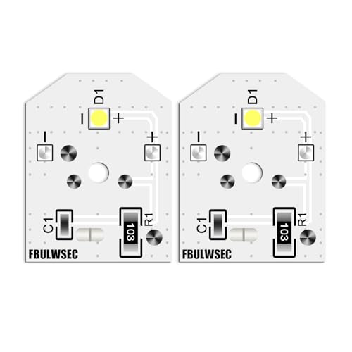 Image of New Upgraded WR55X11132 WR55X25754 GE Refrigerator LED Light Bulb Replace WR55X30602 WR55X26486 PS4704284 3033142 EAP12172918 AP6261806(2 Pack)
