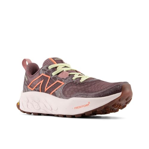 New Balance New Balance Women's Fresh Foam X Hierro V8 Trail Running Shoe, Licorice/Gulf Red/Pink Granite, 11 XW