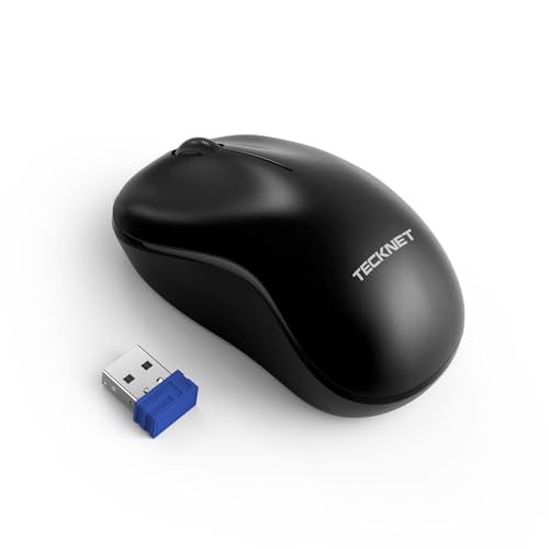 TECKNET Souris sans Fil, 2.4G Mini Souris sans Fil avec 1200 DPI,...