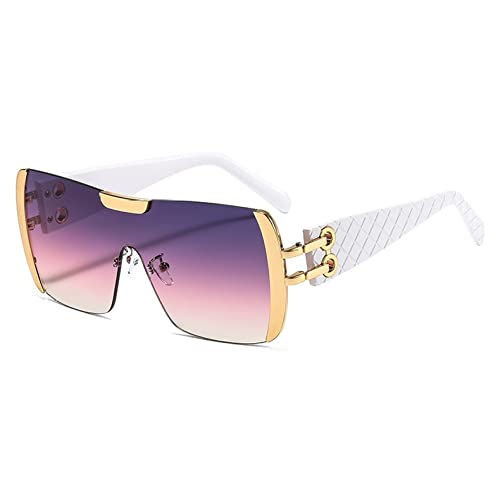 Lunettes de soleil carrées UV400 pour sublimer vos looks d'été en terrasse
