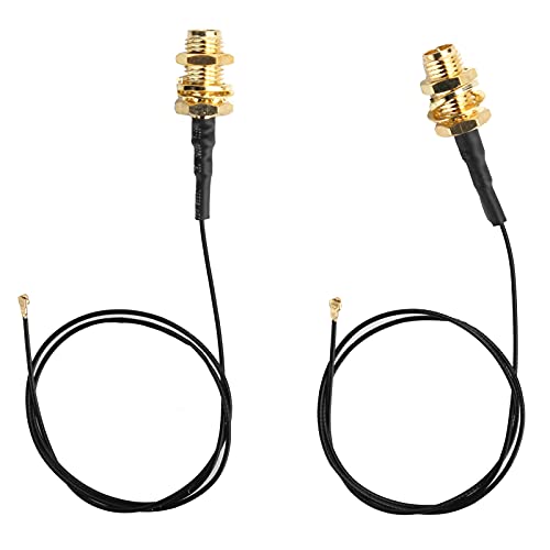 2Pcs IPEX4 to SMA Cable with 2Pcs AC88 Antenna,M.2 WiFi Bluetooth External Antenna,WiFi Antenna Extension Cable for M.2 WiFi Bluetooth Extension - Image 3