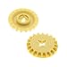 Produktbild 2 x Lego Technic Zahnrad beige tan 20 Zähne 20Z Zahn Rad Räder Typ1 für Set 31313 42064 76042 9493 10226 45560 32198