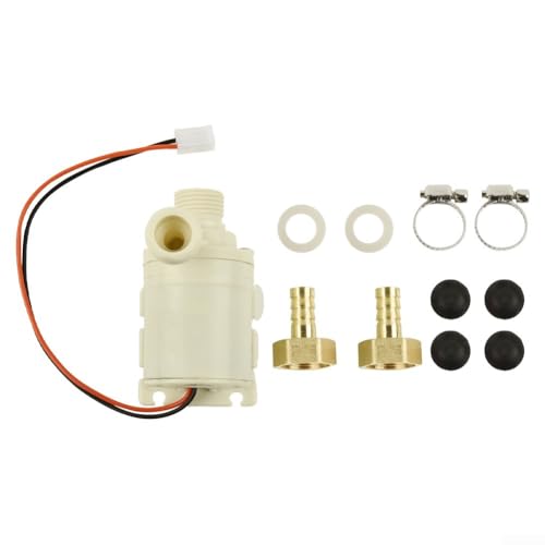 12V DC Solar Warmwasserumwälzpumpe mit geräuscharmem bürstenlosem Motor und hohem Wirkungsgrad für Heiz- und Kühlsysteme