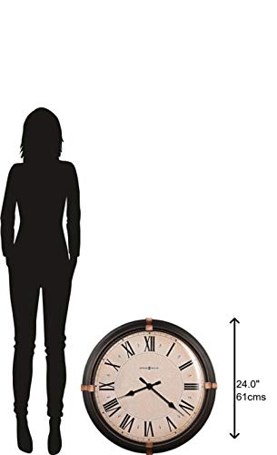 Howard Miller Greenbush Wall Clock, Dark Rubbed Bronze #TOP1