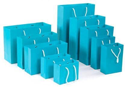 10 Uds Bolsa de Papel de Regalo Bolsa de Compras de Ropa de Regalo Papel Kraft Color sólido Negro Blanco Rosa