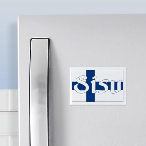Imán Rectangular Finnish Sisu de CafePress 3x2 pulgadas miniatura 3