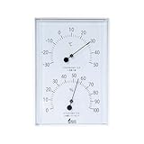 シンワ測定(Shinwa Sokutei) 温湿度計 角型 W-1 ホワイト 70510