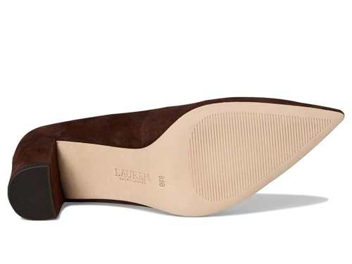 Lauren Ralph Lauren Women's Lanette Suede Block-Heel Pumps4