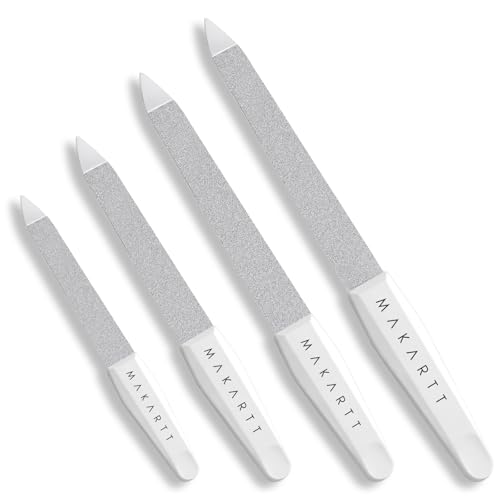 Makartt Nagelfeilen Metall - Saphir Feile Fein Grob Set, Nagelfeilen