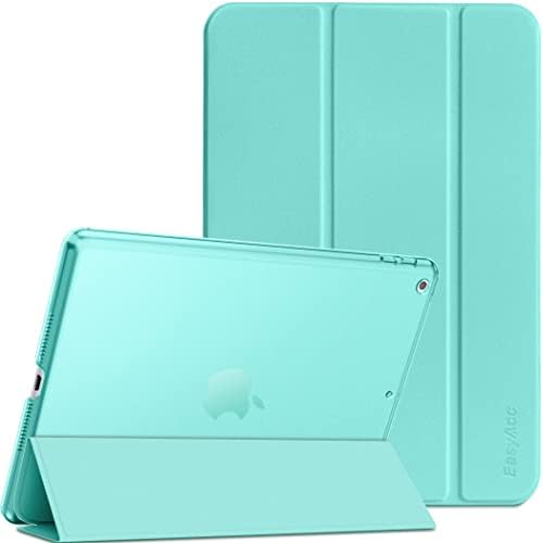 EasyAcc Case Compatible with iPad 8 Generation/iPad 10.2 2020 2019 / iPad 7 Generation, Case Ultra Slim Smart Cover PU Protector z funkcją Auto Sleep/Steel, Melon Czerwony