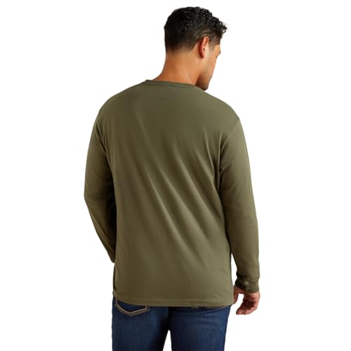 Ariat Men's Rebar Cotton Strong Standard Logo Pocket T-Shirt2