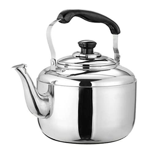 Bouilloire siffleuse en acier pour des matins sereins en cuisine