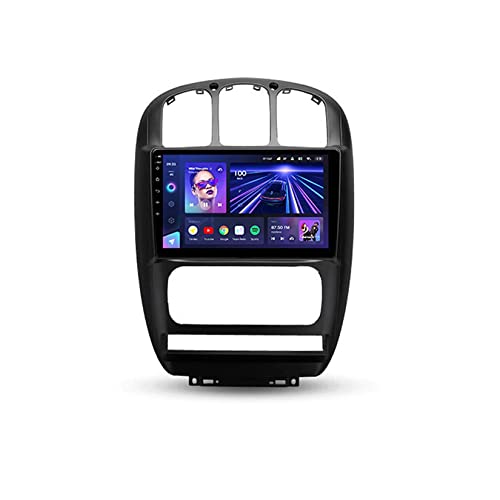 Radio De Coche Bluetooth Android Para Chrysler Voyager RG RS Town&Country RS 2000-2007 Android 10 Autoradio 9 Pulgada Car Stereo Apoyo Dab 4G WLAN Bluetooth Carplay Mandos De Volante Split Screen Cover