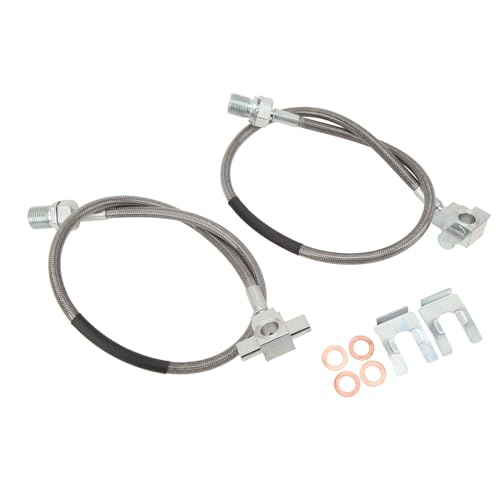 2Pcs Front Stainless Steel Brake Line 89340S Replacement For Chevy C10 C20 C30 K10 K20 K30 K5