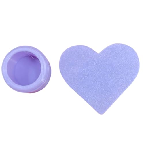 Generic Heart Shaped Portable Diamond Clay Wax Tool Storage Box for Adults [���s�A���i]