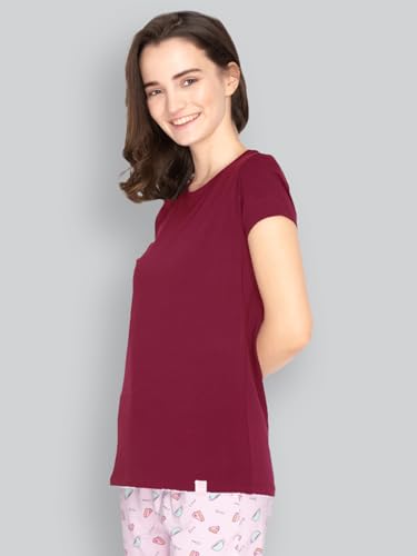 Image of Lyra Women's Cotton Regular Fit T-Shirt
