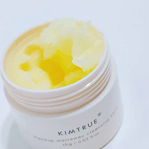 Kimtrue Meltaway Makeup Remover Cleansing Balm To Oil, 2 In1 Makeup Remover Creams For Face, No-Emulsify With Bilberry & Moringa Seed Extracts - Travel Size #TOP2