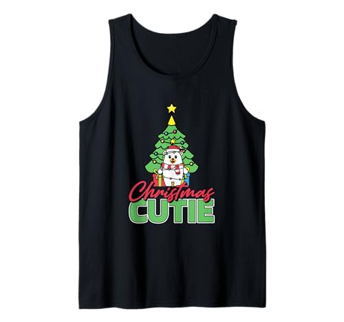 Oso Polar Amante Oso De Navidad Divertido Animal Navidad Cutie Camiseta sin Mangas