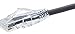 Unirise CS6-20F-BLK 20FT CAT6 Black CLEARFIT Slim SNAGLESS 28AWG Patch Cable