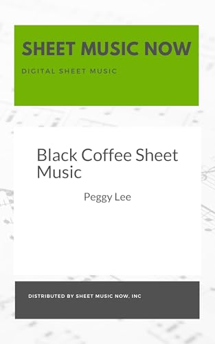Black Coffee Sheet Music