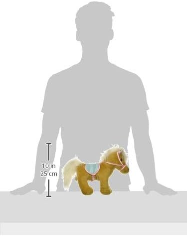 10-inch Plush White Horse