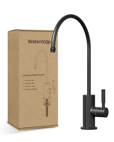 Waterdrop G2FCT-BLK Drinking Water Faucet NSF/ANSI 372 Certified Black
