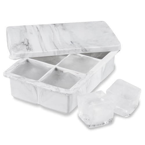 Host Ice Cube Tray with Lid, Makes 6 Large 2