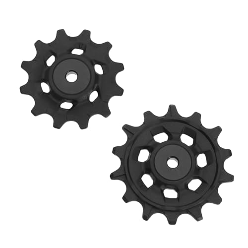 eMagTech 2 Piezas 12T 14T Kit de Reparación de Polea de Cambio de Bicicleta de Aleación de Aluminio Estrecha/Ancha Compatible con Sram X01 XX1 GX NX Eagle para Bicicleta Al Aire Libre