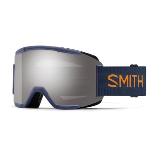 SMITH OPTICS SQUAD Ski- Snowboardbrille HIGH FIVES - ChromaPOP Platinum Mirror Sun NEU