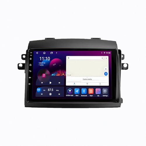 Autoradio Carplay 2 Din pour Toyota Sienna 2 XL20 2003-2010 Système Multimédia 8 Coeurs 4G+64G