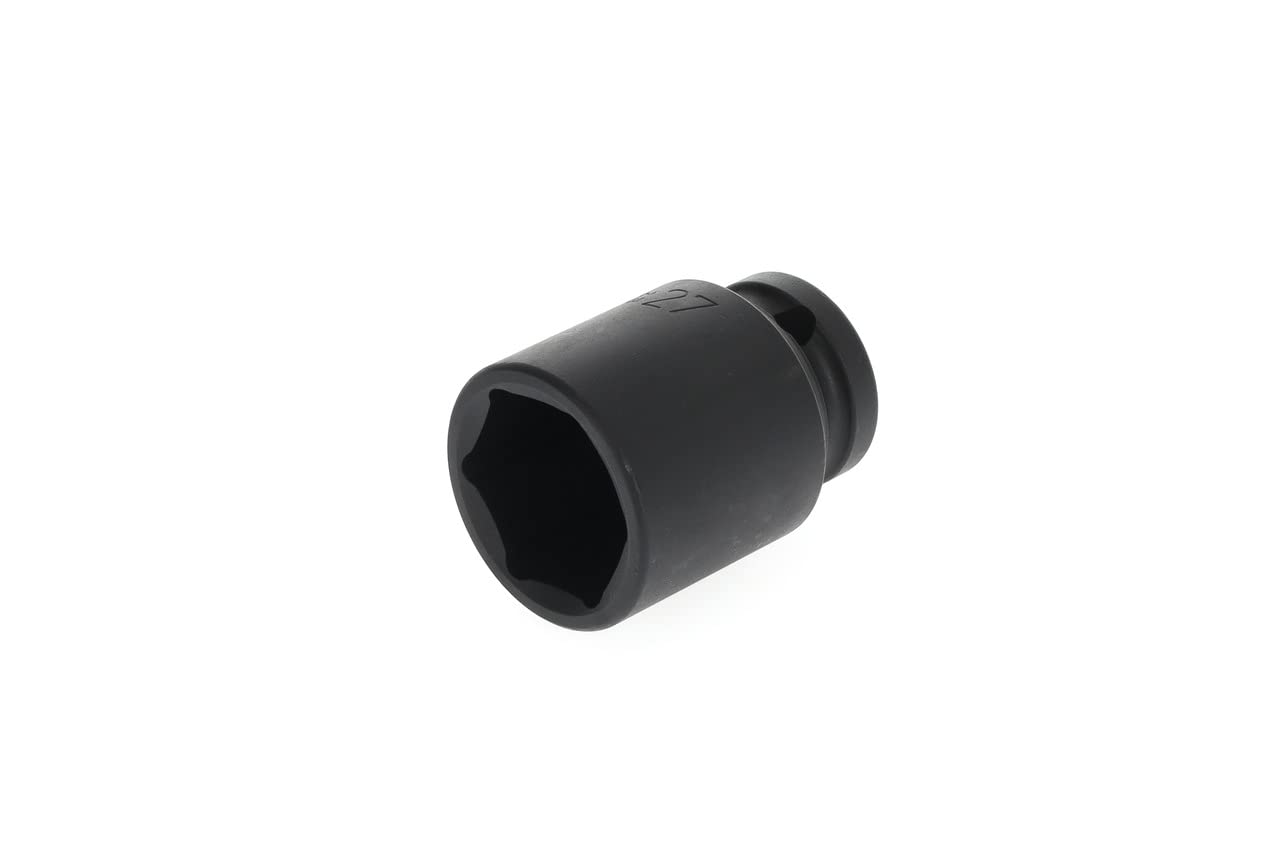 GEDORE Impact wrench socket, Socket, 1/2" 12.5 mm drive, Hex UD profile, SW 27 mm, Machine-operated, Automotive, K19 27