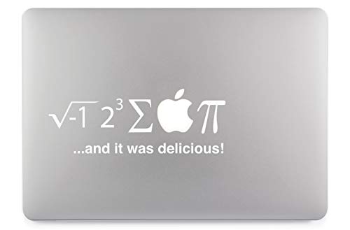 I ate some pie math Mathe Apple MacBook Air Pro sticker skin decal sticker vinyl 17"