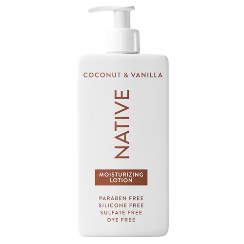 Native - Lotion Corporelle Femme et Homme – Sans Silicone ni Colorant – Parfum Coco et Vanille - Lotion Hydratante pour les Mains et le Corps - Parfum Coco et Vanille (487 ml)