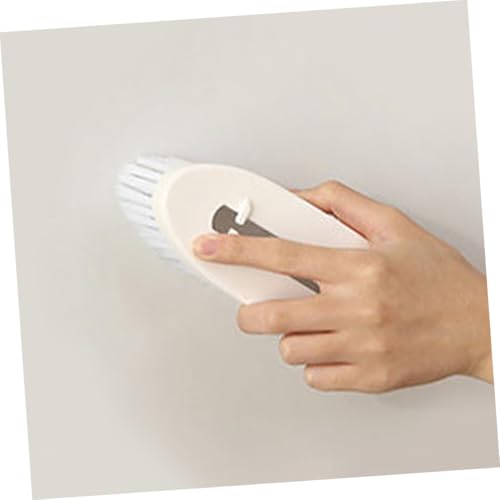 Brosse de nettoyage amovible pour éliminer la saleté des rails de douche