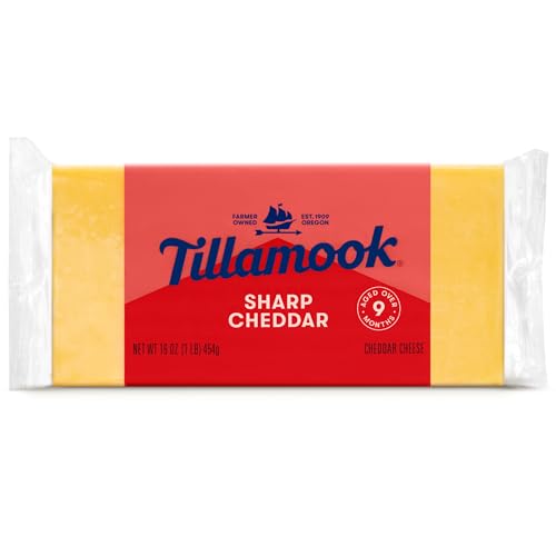 Tillamook Sharp Cheddar Cheese Block, 1lb